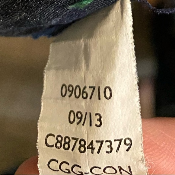 TOMMY Hilfiger Long Sleeve Color Block Striped Button Down Casual Dress Shirt - Picture 6 of 6